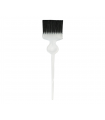 Paletina profesional transparente con fibra negra