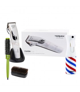 Kit Termix Professional Marble Max + Cepillo Barber Ø23 + Spray Barber + Cepillo Degradados
